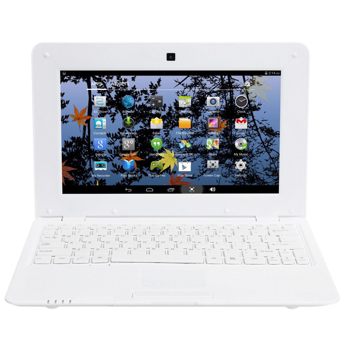 Goldengulf 10.1 Inch Portable Quad Core 8GB Computer Laptop PC Android 6.0 Mini Netbook Slim and Lightweight Notebook Webcam Netflix YouTube Google Player Flash (White) | The Storepaperoomates Retail Market - Fast Affordable Shopping