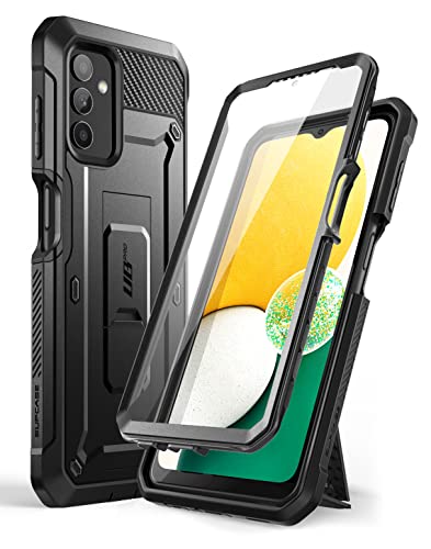 SUPCASE Unicorn Beetle Pro Series Case for Samsung Galaxy A13 4G / 5G (2021), Full-Body Rugged Holster & Kickstand Case with Built-in Screen Protector (Black)