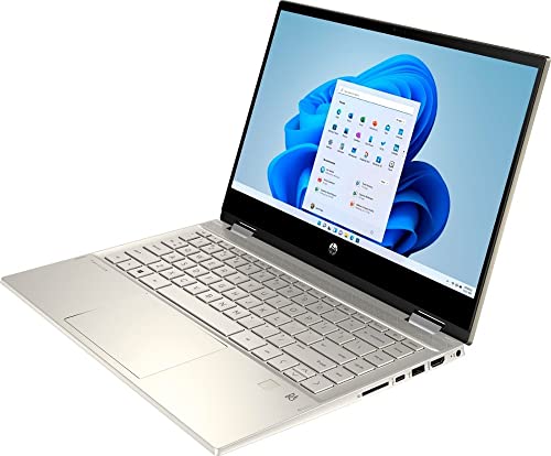 2021 HP Pavilion X360 2-in-1 14inch FHD IPS Touchscreen Laptop, Intel Core i5-1135G7, 8GB RAM, 256GB SSD, Backlit Keyboard, HDMI, WiFi 6, Bluetooth, Webcam, Windows 10, Gold, w/ IFT 2-Week Warm Gold | The Storepaperoomates Retail Market - Fast Affordable Shopping