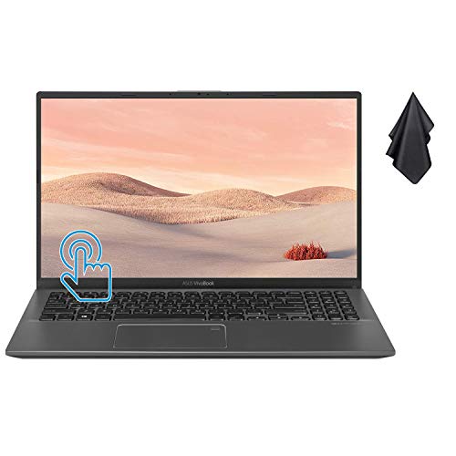 ASUS VivoBook Laptop (2021 Newest Model), 15.6″ FHD Touch-Screen, Intel Core i3-1005G1 Processor Up to 3.4 GHz, 12GB RAM, 256GB SSD, Fingerprint Reader, Windows 10