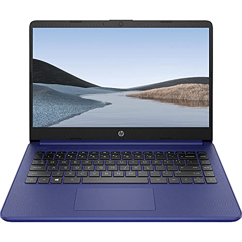 2021 Newest HP Premium 14-inch HD Laptop, Intel Dual-Core Processor Up to 2.8GHz, 16GB RAM, 64GB eMMC Storage, Webcam, Bluetooth, HDMI, Wi-Fi, Blue, Windows 10 with 1 Year Microsoft 365 (Renewed)