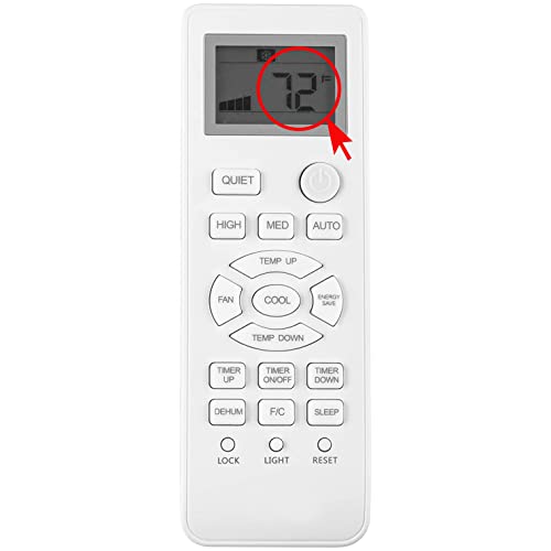 Replacement Remote Control for GE AC Air Conditioner Remote Control WJ26X22901 AHD06LZQ1 AHD08LZQ1 ESAQ406P ESAQ406T ESAQ408P ESAQ406TZ AHD06LX AHD08LX PHC06 PHC08 PHC06LY PHC08LY AHD06LXW1 AHD08LXW1