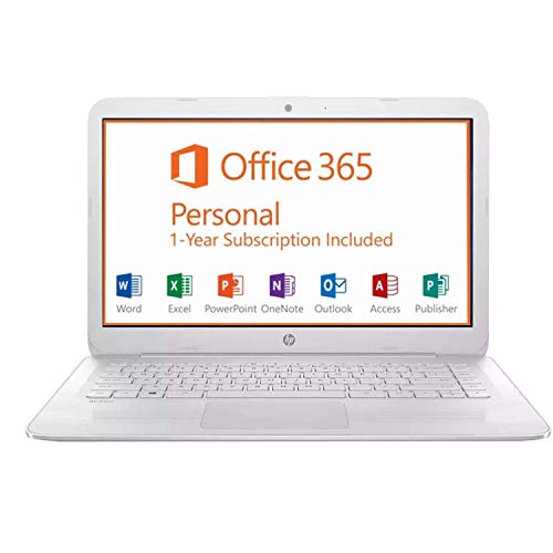 HP 2019 Stream 14” FHD Laptop Computer, Intel Celeron N3060 up to 2.48GHz, 4GB RAM, 64GB SSD, 802.11ac WiFi, Bluetooth, HDMI, 1-Year Office 365, Windows 10