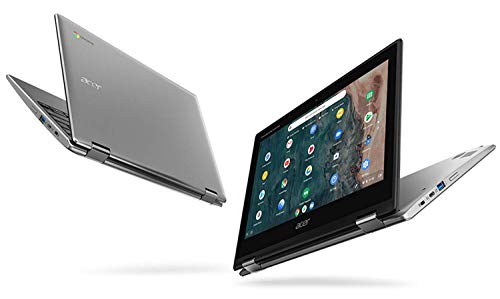 Acer Chromebook Spin 311 CP311-2H-C3KA Convertible Laptop, Intel Celeron N4000, 11.6″ HD Touchscreen, 4GB LPDDR4, 64GB eMMC, Gigabit WiFi, Bluetooth 5.0 (Renewed)