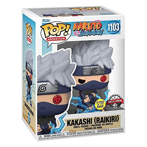 Funko POP Animation: Naruto Shippuden Kakashi (Raikiri) Glow-in-The-Dark Vinyl Figure Exclusive | The Storepaperoomates Retail Market - Fast Affordable Shopping
