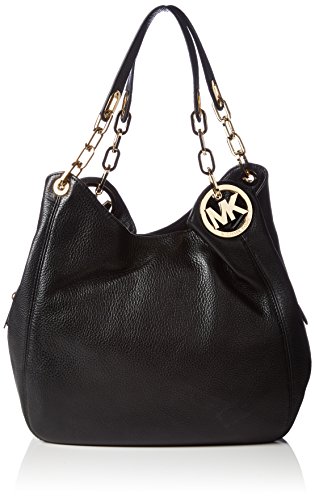 Michael Kors Fulton Large Shoulder Tote Black One Size | The Storepaperoomates Retail Market - Fast Affordable Shopping