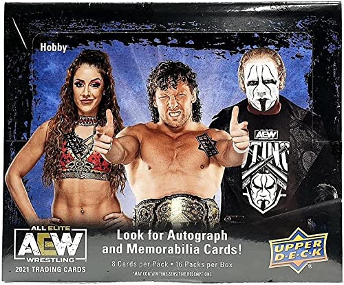 2021 Upper Deck AEW Wrestling HOBBY box (16 pks/bx)