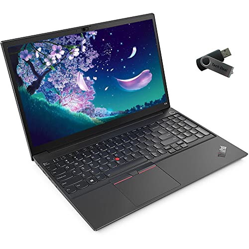 2022 Lenovo ThinkPad E15 Gen 2 15.6″ FHD Non-Touch Business Laptop (AMD 8-Core Ryzen 7 4700U 16GB DDR4 RAM, 512G PCIe SSD Wi-Fi, Webcam, Windows 10 Pro | 32G USB Drive