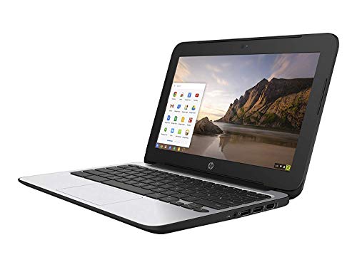 HP ChromeBook 11 G4 EE: 11.6-inch (1366×768) | Intel Celeron N2840 2.16GHz | 16GB eMMC SSD | 2GB RAM | Chrome OS – Black (Renewed)
