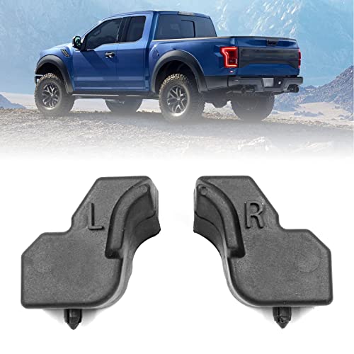 Left Driver and Right Passenger Side Tailgate Gate Rubber Bumper Cushion Compatible with 2015-2022 Ford F-150 w/ 5.5 Foot Box Replace # FL3Z-99439A00-B FL3Z-99439A00-A