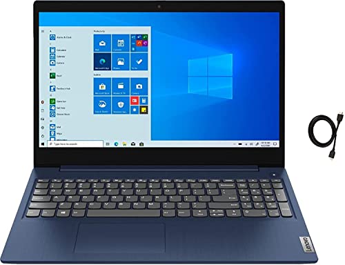 Newest Lenovo IdeaPad 3 15.6″ FHD IPS Touchscreen Premium Laptop, 11th Gen Intel 4-Core i5-1135G7 Upto 4.2GHz, 12GB RAM, 1TB PCIe SSD, Backlit Keyboard, USB-C, Windows 10 Home + HDMI Cable, Blue