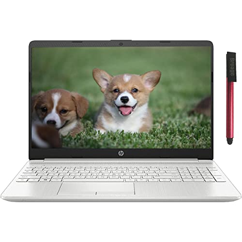 HP 15 15.6″ FHD Laptop Computer, Intel Core i3 1115G4 up to 4.1GHz (Beat i5-10210U), 8GB DDR4 RAM, 256GB PCIe SSD, 802.11AC WiFi, Bluetooth, Type-C, Webcam, Windows 10 S, Silver, 64GB Flash Drive