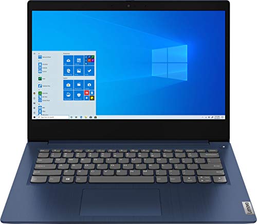 Lenovo IdeaPad 3 Laptop, 14″ Full HD Narrow-Bezel Screen, AMD Ryzen 3 3250U Dual-Core Processor, 8GB DDR4 Memory, 1TB Hard Disk Drive, Webcam, HDMI, Wi-Fi, Windows 10 Home, Abyss Blue