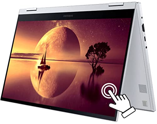 2022 Samsung Galaxy Book Flex2 Alpha 2-in-1 13.3″ FHD QLED Touchscreen Laptop, 11th Gen Core i5-1135G7 Up to 4.2 GHz, 8GB RAM, 256GB PCIe SSD, Backlit Keyboard, Fingerprint, w/ Accessories