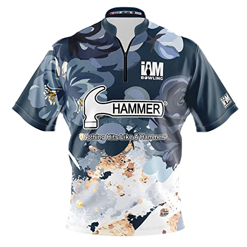 Logo Infusion Dye-Sublimated Bowling Jersey (Sash Collar) – I AM Bowling Fun Design 2062-HM – Hammer (6X-Large) Multicolored