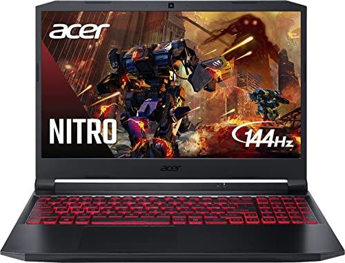 Acer 2022 Nitro 5 Gaming Laptop 15.6″ FHD 144Hz IPS Display Intel 4-Core i5-10300H 32GB DDR4 Dual 512GB NVMe SSD NVIDIA GeForce GTX 1650 WiFi AX USB-C HDMI2.0 Backlit Windows 10 w/RE USB Drive