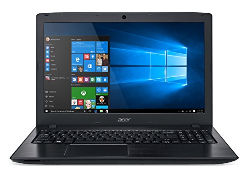 Acer Aspire E 15 E5-575-33BM 15.6-Inch Full HD Notebook (Intel Core i3-7100U Processor 7th Generation , 4GB DDR4, 1TB 5400RPM Hard Drive, Intel HD Graphics 620, Windows 10 Home), Obsidian Black