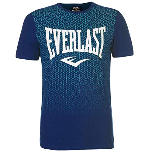 Everlast Men’s Geo Print Short-Sleeve Tee Blue L