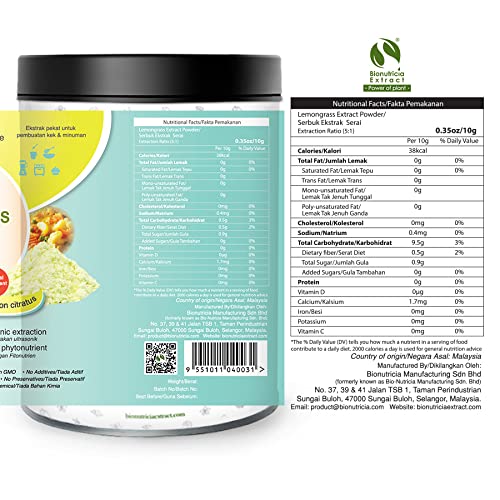 5x Bionutricia Lemongrass Extract Powder – Refreshing & Calming , Anti-Inflammation | The Storepaperoomates Retail Market - Fast Affordable Shopping