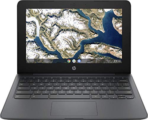 HP Newest Flagship Chromebook, 11.6″ HD (1366 x 768) Display, Intel Celeron Processor N3350, 4GB LPDDR2, 32GB eMMC, Chrome OS, HD Graphics 500, 11A-NB0013DX, Ash Gray (Renewed)