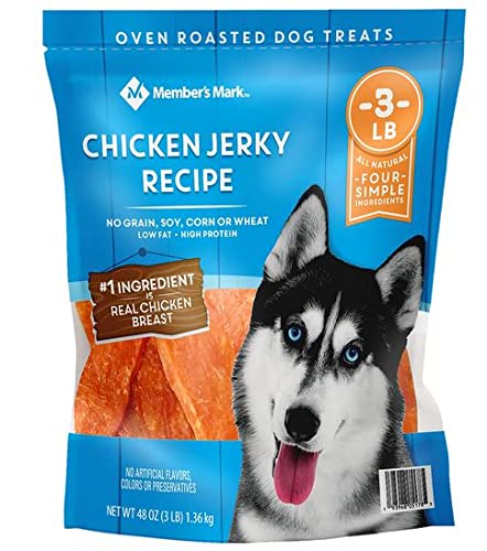 Member Mark Chicken Jerky Recipe Dog Treats 3lb