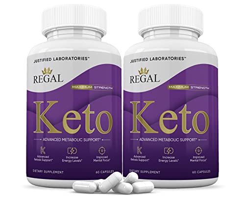 (2 Pack) Regal Keto Pills 800MG Includes Apple Cider Vinegar goBHB Exogenous Ketones Advanced Ketosis Support for Men Women 120 Capsules