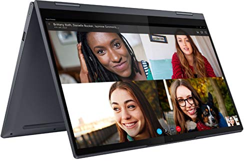 Lenovo Yoga 7i Laptop with 14″ FHD 300 nits Touchscreen, 11th Gen Intel i7-1165G7, 512GB SSD, 12GB DDR4, Wi-Fi 6, BT 5.0, and Windows 10 Home