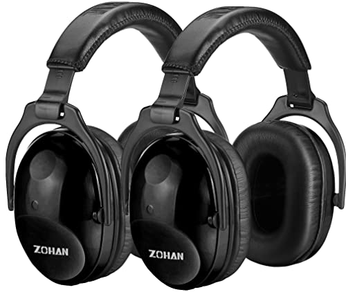 ZOHAN Kids Ear Protection 2 Pack,Kids Noise Canceling Headphone for Concerts, Monster Truck, Fireworks(BLACK&BLACK)