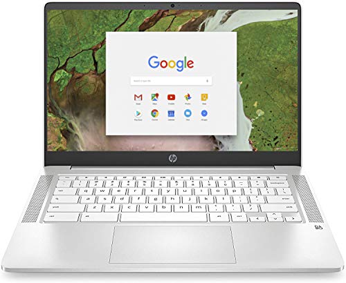 2022 Newest HP 14 inch HD Laptop Computer Chromebook|Intel Celeron N4020 (beat i3) upto 2.8GHz|4GB DDR4 RAM|32GB eMMC| 13h Battery|Google Classroom and Zoom Ready|VGSION Preinstalled Chrome OS, Silver