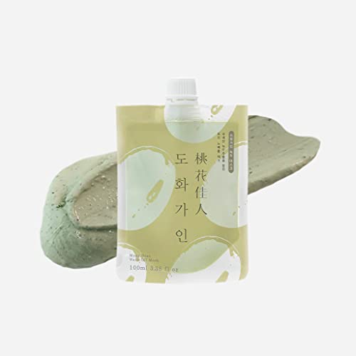 House of Dohwa, Mung bean Wash Off Facial Mask l Domestically Harvested Ingredients, Sebum Control l Product of Korea – 3.38 fl. Oz