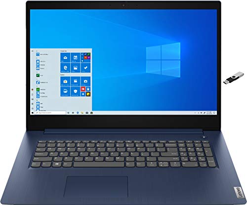 2021 Newest LENOVO IdeaPad 3 17.3″ HD+ Business Laptop Intel i5-1035G1 20GB RAM DDR4 512GB M.2 SSD Intel UHD Graphics HDMI USB 3.2 Bluetooth Webcam Windows 10 Pro w/ Ontrend 32GB USB Drive