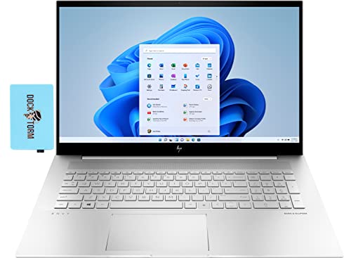 HP New Envy 17t 17.3″ FHD Laptop (Intel Core i7 4-Core, 16GB RAM, 512GB m.2 SATA SSD, Intel Iris Xe, 1920×1080, Thunderbolt 4, HDMI WiFi 6, BT 5, Webcam, Win11Home) w/Hub