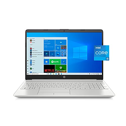 2021 HP 15.6” FHD IPS Thin and Light Laptop, Intel Core i5-1135G7 Processor, 8GB RAM, 512GB SSD, Intel Iris Xe Graphics, HDMI, WiFi 5, Windows 10, Silver, 2-Week IFTCare Support, 15dw-i5