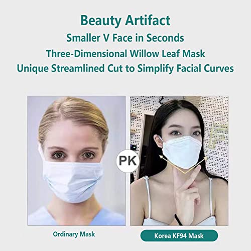 50/100Pcs KF94 Face_Mẵsk Disposable Protective Premium 3D Fish_Type 4-Layer Protective & Breathable Cup Dust-Mẵsk for Women Men (50PCS, 5Color) | The Storepaperoomates Retail Market - Fast Affordable Shopping