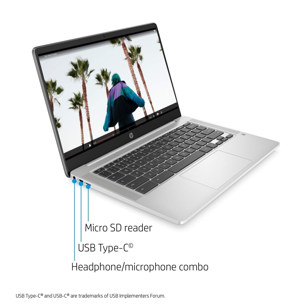 2020 Flagship HP 14 Chromebook Laptop Computer 14″ HD SVA Anti-Glare Display Intel Celeron Processor 4GB DDR4 64GB eMMC Backlit WiFi Webcam Chrome OS (Renewed) | The Storepaperoomates Retail Market - Fast Affordable Shopping