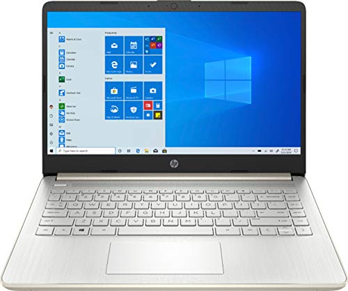 2021 HP 14″ HD Laptop, Intel Celeron N4020 Processor, 4GB RAM, 64GB eMMC, Webcam, HDMI, Windows 10 S, 1 Year Office 365 , Google Classroom or Zoom Compatible, Pale Gold, MD Accessories