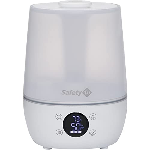 Safety 1st Humid Control Filter Free Humidifier, Detects temperature and humidity levels , White
