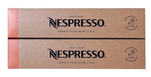 Nespresso VertuoLine (European Version) Carafe Pour-Over Style (18 ounce), 14 Capsules