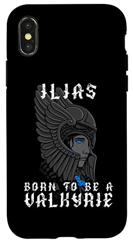 iPhone X/XS Ilias – Born To Be A Valkyrie – Personalized Case
