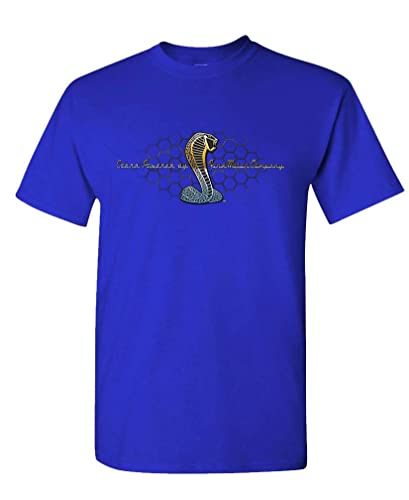 Ford Cobra Grill Powered – Racing Grille – Unisex T-Shirt (Small, Royal)