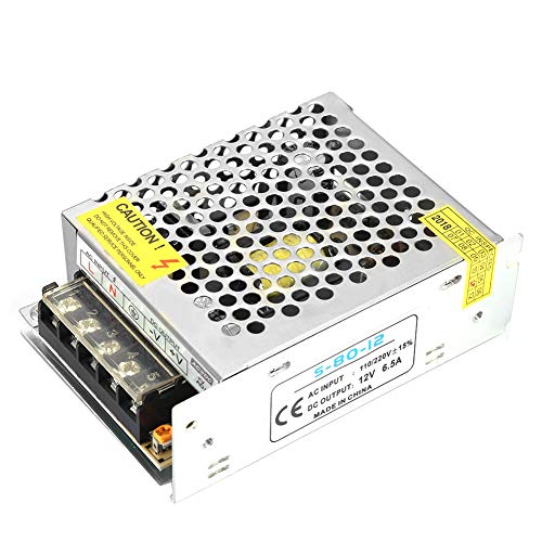 12V 6A Dc Universal Regulated Switching Power Supply,LED Light Stabilized Power Supply for Communication Equipment, Security, Digital Products and Instruments, Etc.