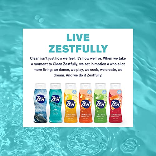 Zest Invigorating Aqua Body Wash – 6 Pack x 18 Fl Oz – Refreshing Rich Lather Rinses Your Body Clean and Leaves You Feeling Moisturized- with Vitamin E – Giving You Skin That Feels Smooth and Hydrated | The Storepaperoomates Retail Market - Fast Affordable Shopping