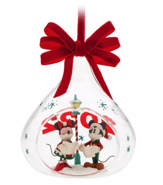 2022 Mickey and Minnie Figural Holiday Sketchbook Ornament