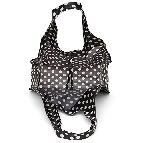 kate spade new york Resuable Shopping Tote, Black Dots | The Storepaperoomates Retail Market - Fast Affordable Shopping