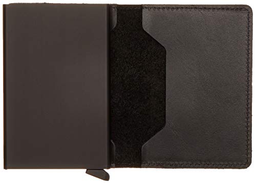 Secrid Men Slim Wallet Genuine Leather RFID Card Case Max 12 Cards, Black, 14mm slim | The Storepaperoomates Retail Market - Fast Affordable Shopping
