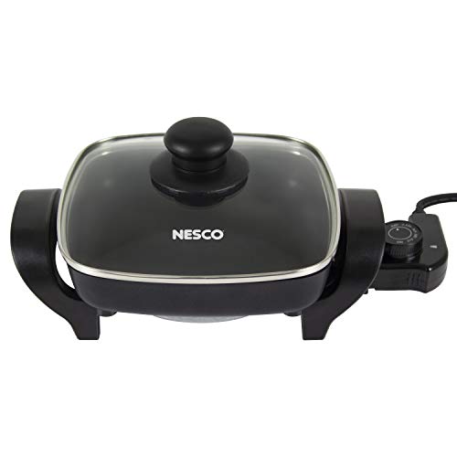 Nesco, Black, ES-08, Electric Skillet, 8 inch, 800 watts