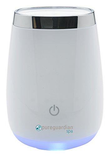 Guardian Technologies Essential Oil Diffuser, Ultrasonic, Cool Mist, Aromatherapy Creates Relaxing Environment, Soothing Optional Night light, Runs up to 5-8 hours, Pure Guardian SPA210