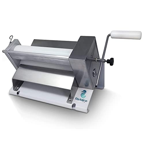 Pastaline Manual Dough Sheeter Machine – Sfogliafacile Manual Pasta Maker Machine for Icing, Marzipan and Puff Pastry | Easy Install Dough Sheeter Machine for Home or Small Commercial Kitchens