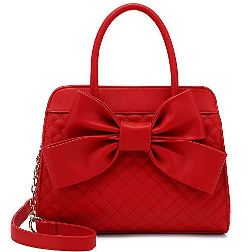 Scarleton Handbags for Women, Purses for Women, Purse with Bow, Satchel Handbags for Women, Satchel Bag for Women, H104810N – Red