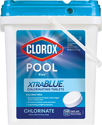 Clorox Pool&Spa XtraBlue 3″ Long Lasting Chlorinating Tablets 35 lb